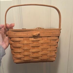 Longaberger Woven Tan Basket